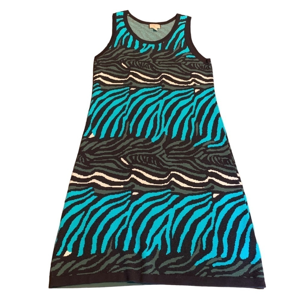 Banana Republic Women’s Sleeveless Tank Print Sweater Dress Small